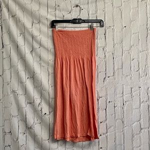 Strapless dress